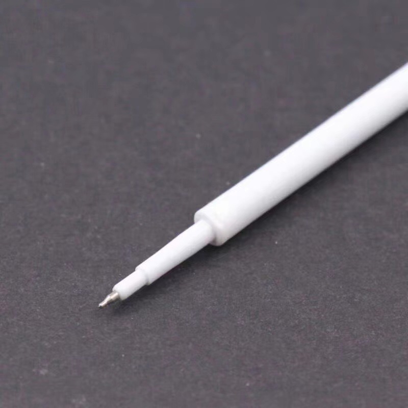 st头按动中性笔芯 书写顺滑不断墨黑色碳素替换笔芯0.5mm办公用品