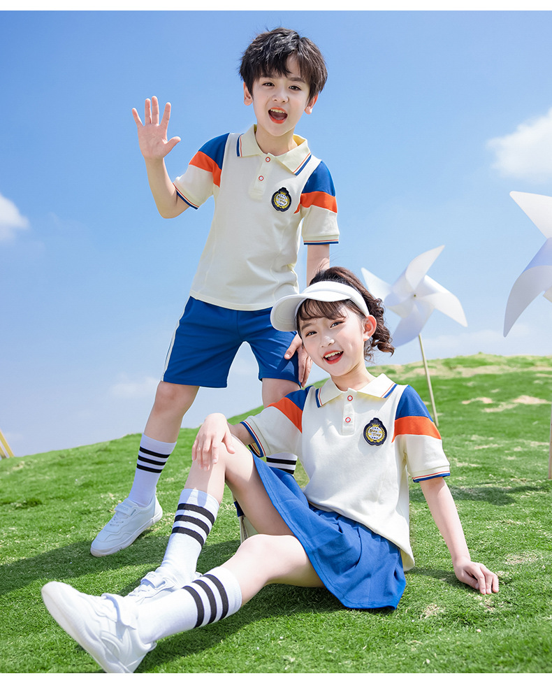 小学生校服夏装套装夏季班服活动运动会六一表演服短袖幼儿园园服