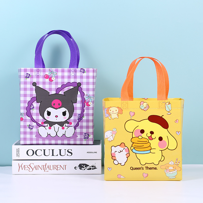 Amazon Hot Student Cartoon Creative Non-Woven Bag Shopping Bag Student Handbag Rio Handbag Wholesale