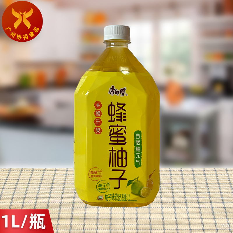 康师傅 蜂蜜柚子茶1l*12瓶 整箱饮料大瓶柚子味饮品-阿里巴巴