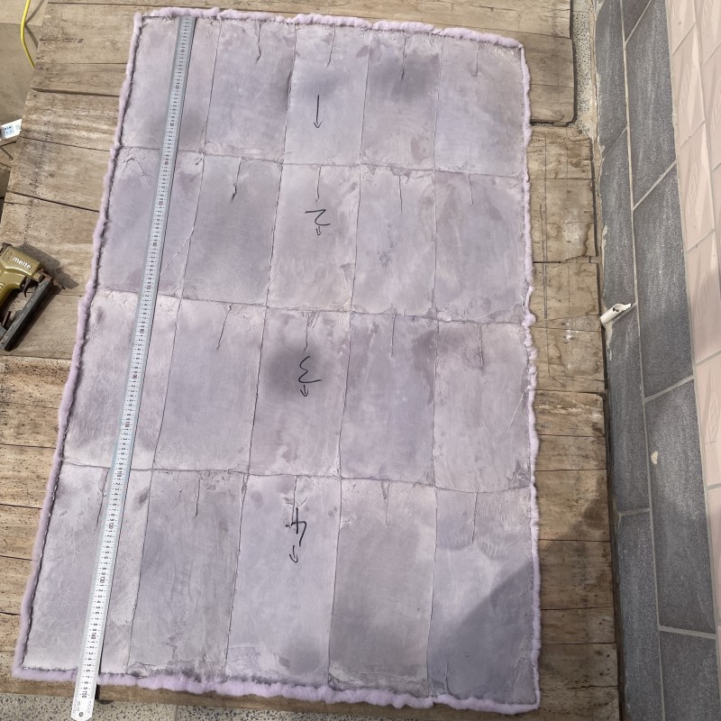 批发裘皮褥子獭兔毛毯子皮草DIY服装原料兔皮家居床毯懒兔皮挂毯