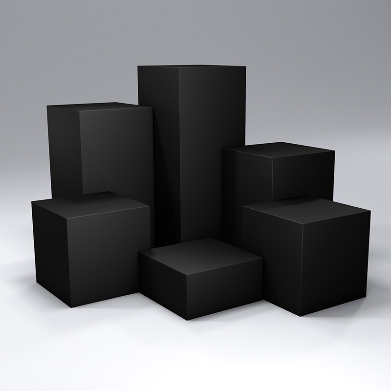 个性高低展示台 服装店橱窗模特地台 流水台展示架方形几何体摄影