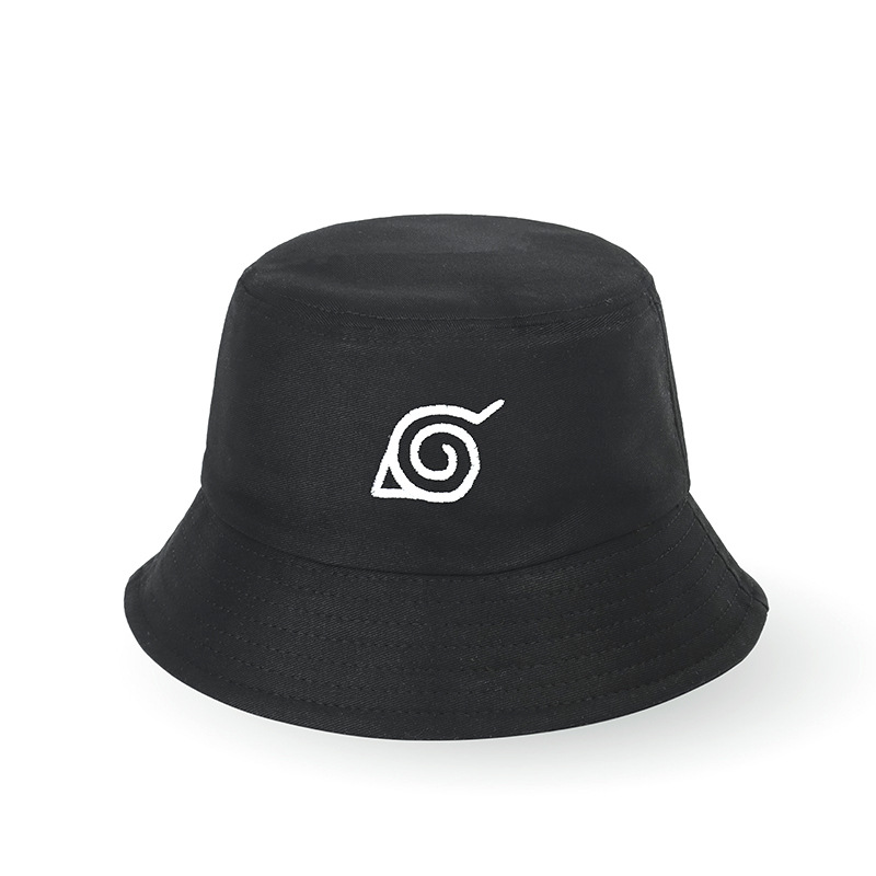 Cross-Border Fashion Bucket Hat Japanese Anime Naruto Xiaoyun Cloud Printing Bucket Hat Cartoon Sun Hat