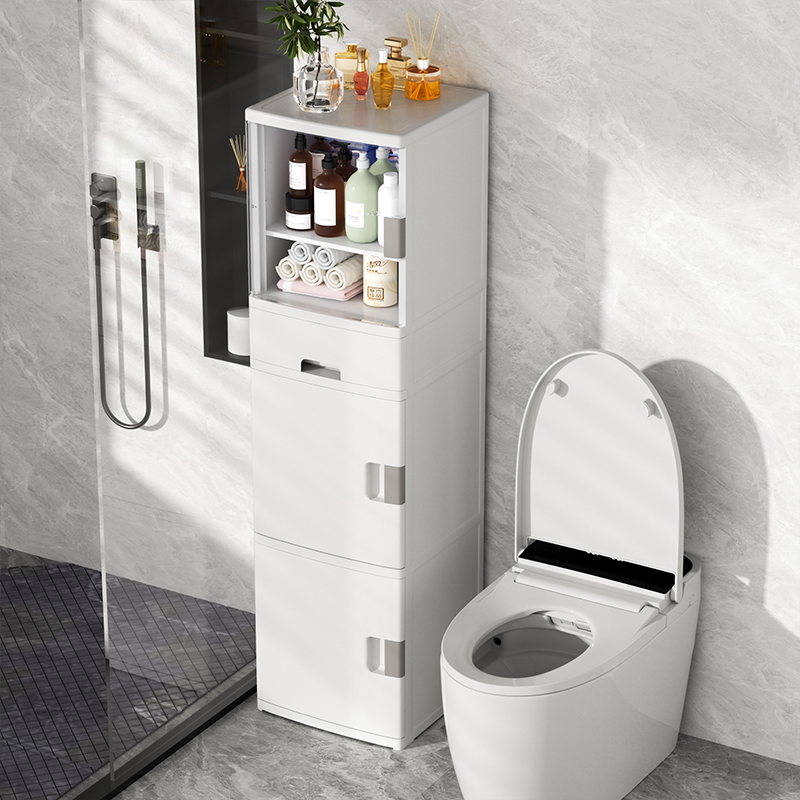 2xpj卫生间浴室置物架抽屉式收纳柜收纳家用大容量储物箱塑料客厅