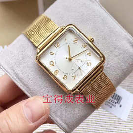 8 20特价新款满钻四方形女表初高中奢华皮带手表fm一件代发外贸款