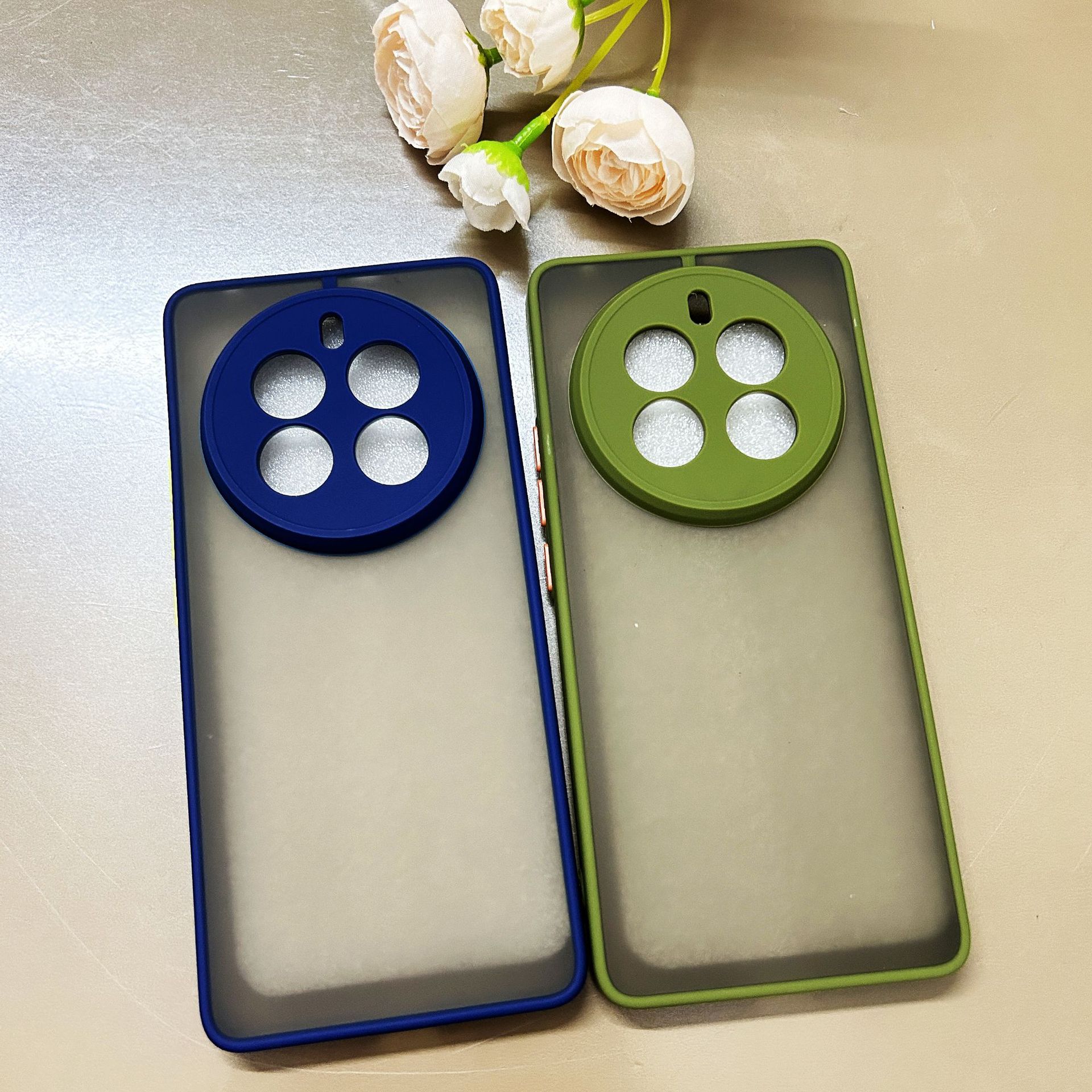 适用vivox60pro/x60曲屏版撞色肤感二合一手机壳时尚