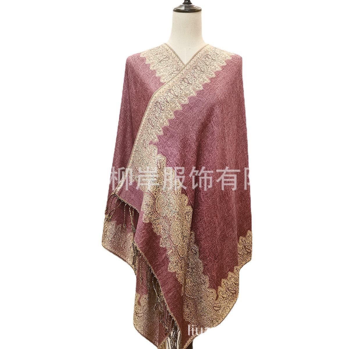 One Piece Dropshipping New High Quality Fashion Four Seasons All-Match Jacquard Tassel Scarf Long Scarf Wholesale Export