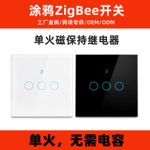 跨境专供涂鸦Zigbee单火欧规86开关APP智能定时控制Alaxa语音控制