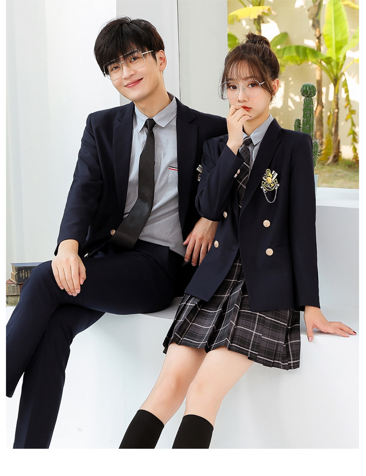 校服高中生男女职业幼师园服大学校班服工作服套装jk制服学生情侣