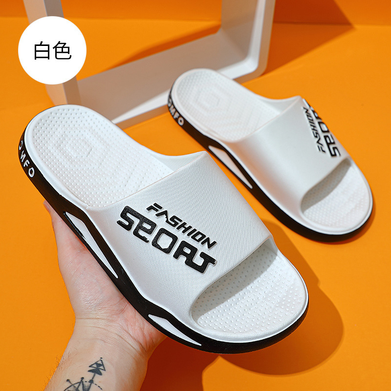 Large Size Non-Slip Slippers Men's Summer Indoor Household Bathroom Sandals Outdoor Summer Men's Sandals Wholesale