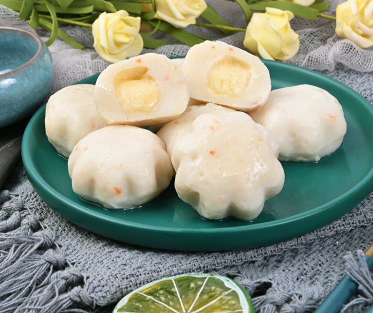 鳕鱼芝士包220g10枚 关东煮食材流心夹心芝士球 豆捞火锅材料