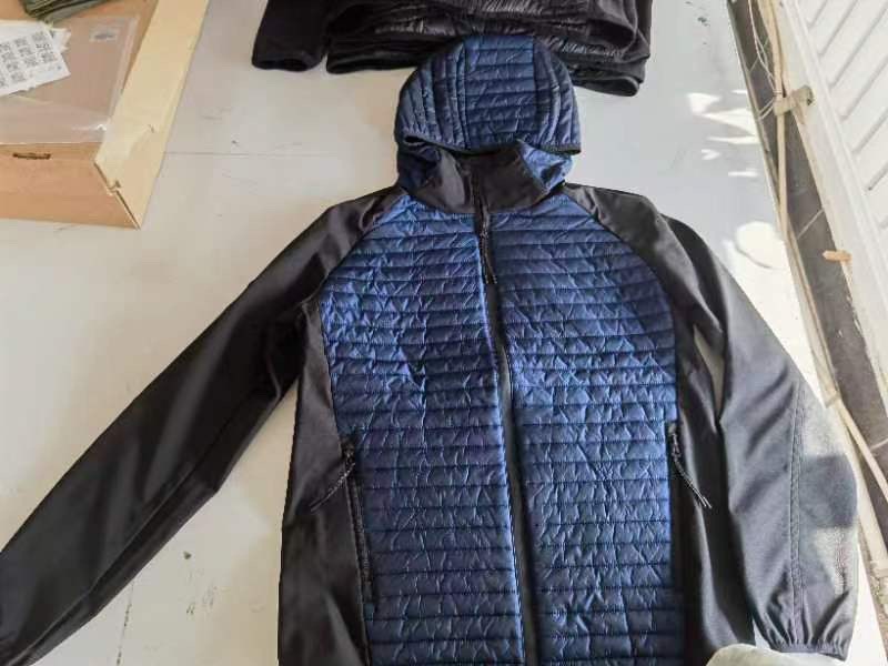 HK-386工厂清货原单库存极度干燥棉衣整单出口外贸Men's jacket