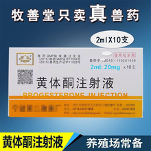 兽用黄体酮注射液宠物猫狗猪牛羊预防习惯性流产兽用保胎安胎针批
