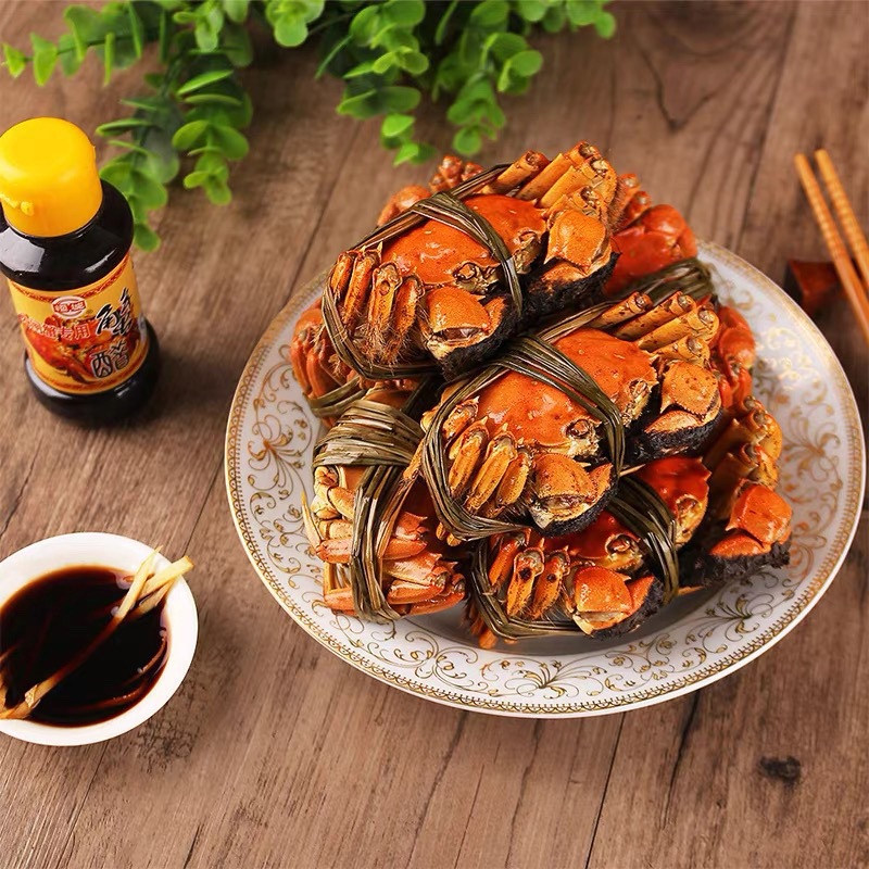 江苏溱湖簖蟹公5.2-5.6 母4.1-4.