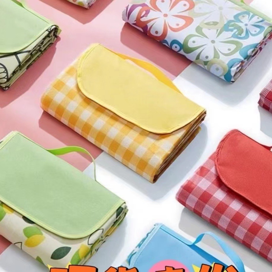 Portable Picnic Mat Picnic Mat Outdoor Thickening Cushion Moisture Proof Pad Beach Mat Lawn Mats Outing Picnic