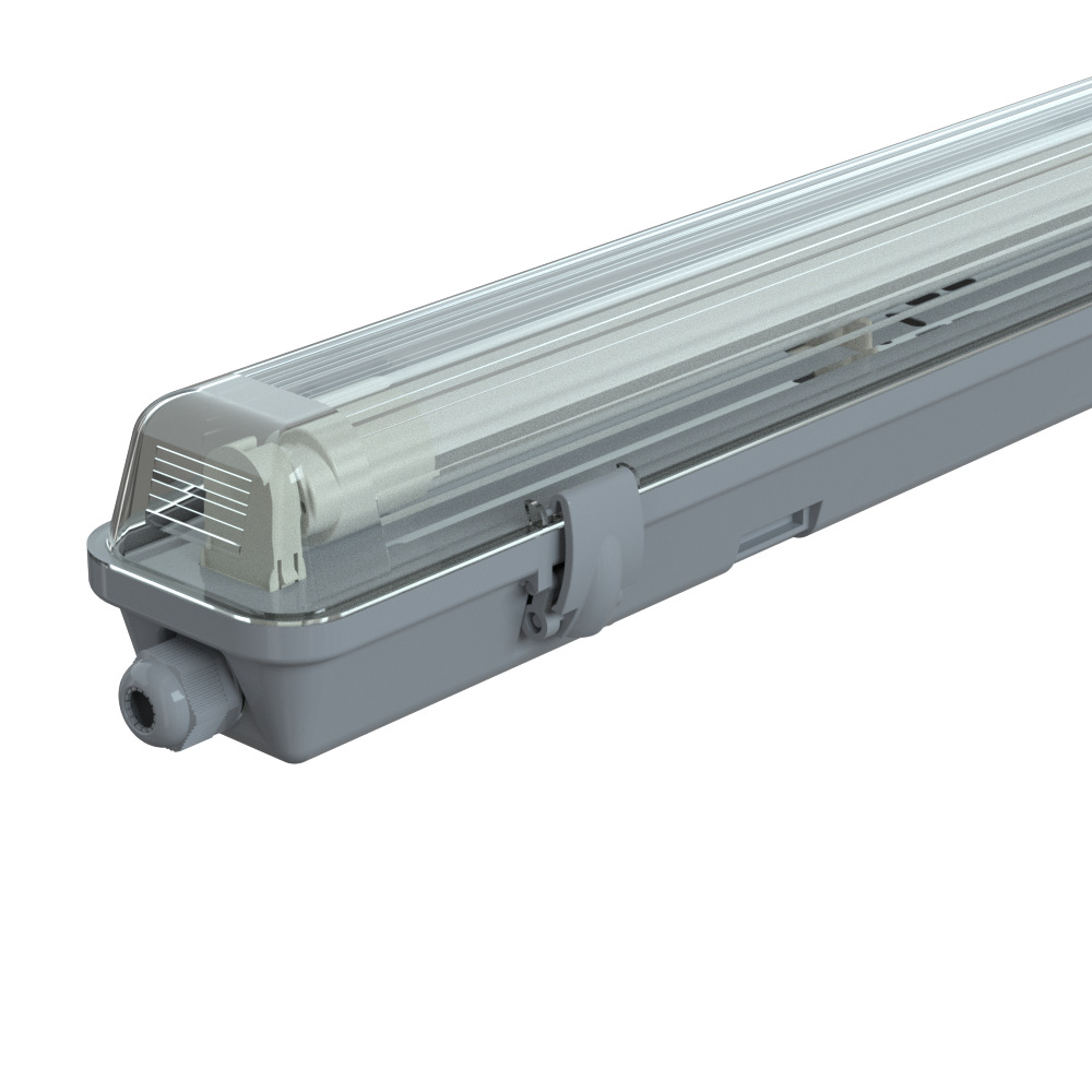 4英寸led单管灯具应急带锂电池18瓦塑料外壳高透光率仓库工厂