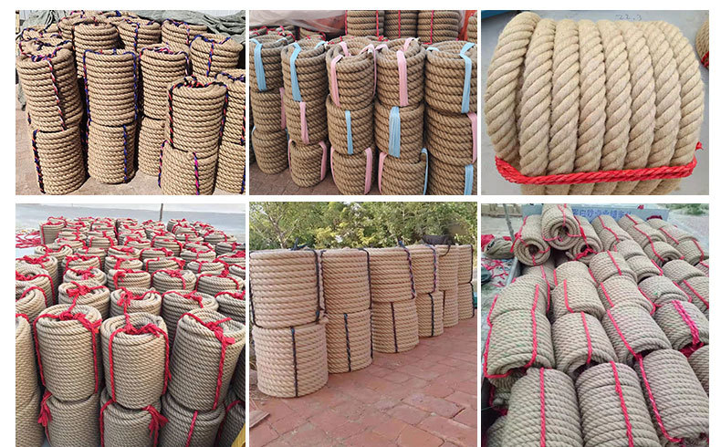 跨境马尼拉绳 手工编织黄麻绳 捆绑困扎打包装饰绳子加粗拔河麻绳