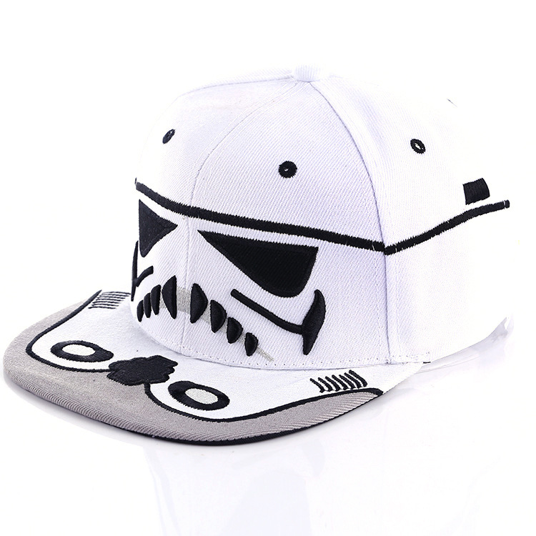 Cross-Border Trooper Star Wars Cavalry Flat-Brimmed Cap Snapback Embroidered Baseball Cap Demon Peaked Cap