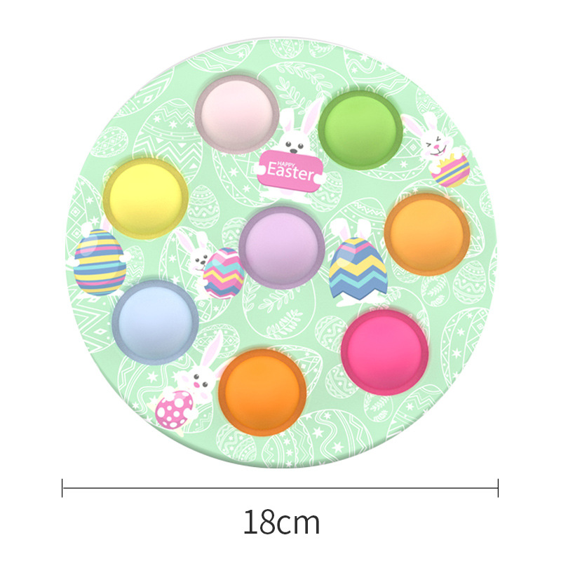 Cross-Border Hot Easter Rat Killer Pioneer Rabbit Bubble Music Pressure Reduction Toy Vent Silicone Decompression Toy Wholesale