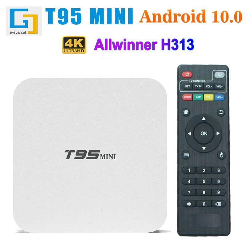 t95 mini机顶盒全志h313 2/16g电视盒安卓10 2.