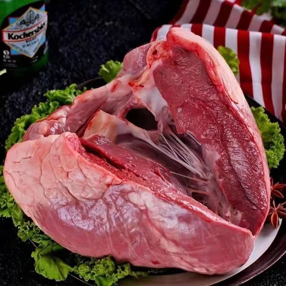 新鲜牛心食用生鲜黄牛心肉 牛心新鲜 牛心管 食用牛心