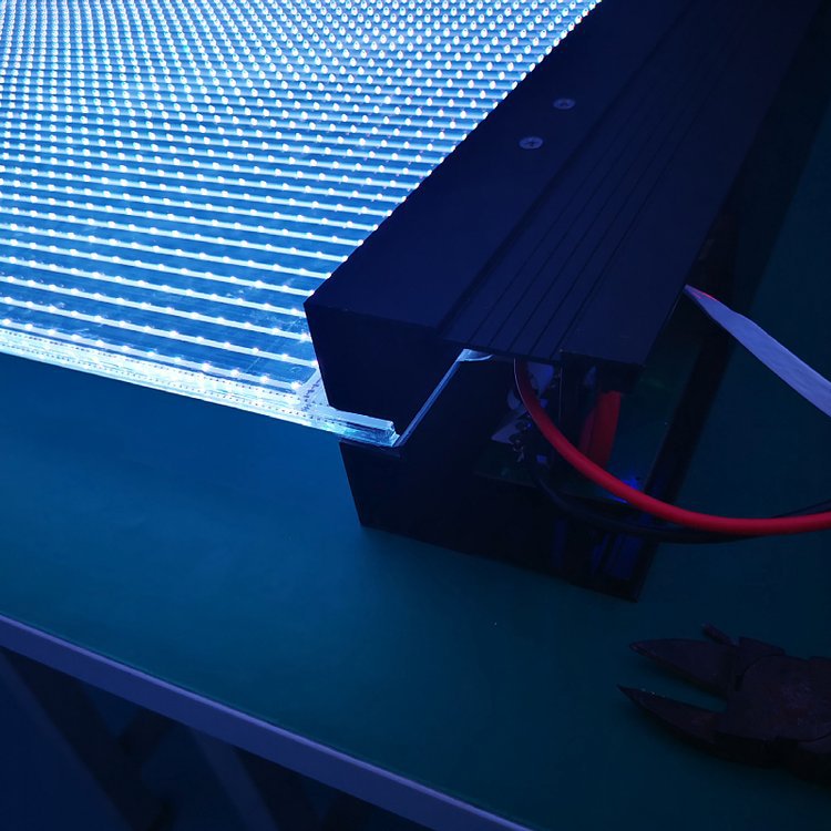 led光电玻璃 室内灯管照明玻璃屏冰屏 扶梯公交栈道屏-阿里巴巴