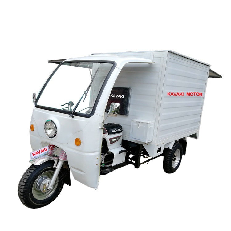 【送快递物流运输】广州厂家厢式快递200cc燃油三轮摩托车-阿里巴巴