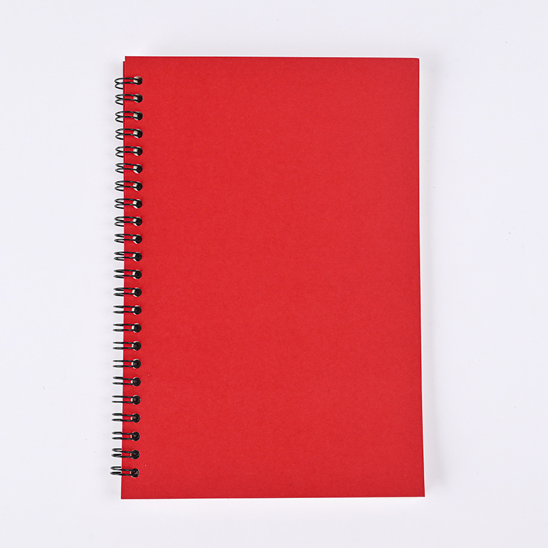 Customized Wholesale A5 Business Office Thickened Coil Notebook 32K Spiral Homework Notepad Customized Log