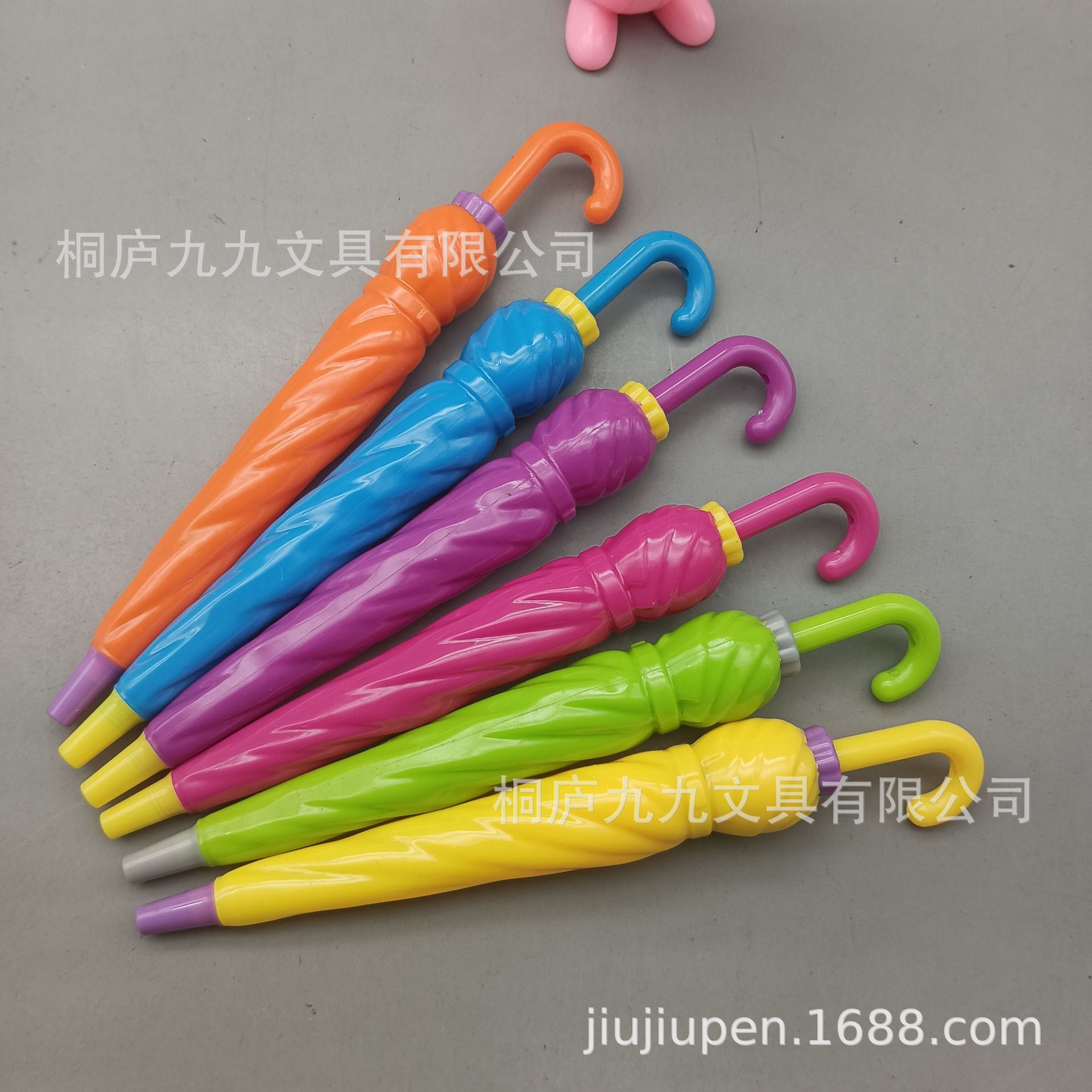 跨境雨伞造型圆珠笔展会淘宝派发赠礼品定印刷logo笔趣味造型笔