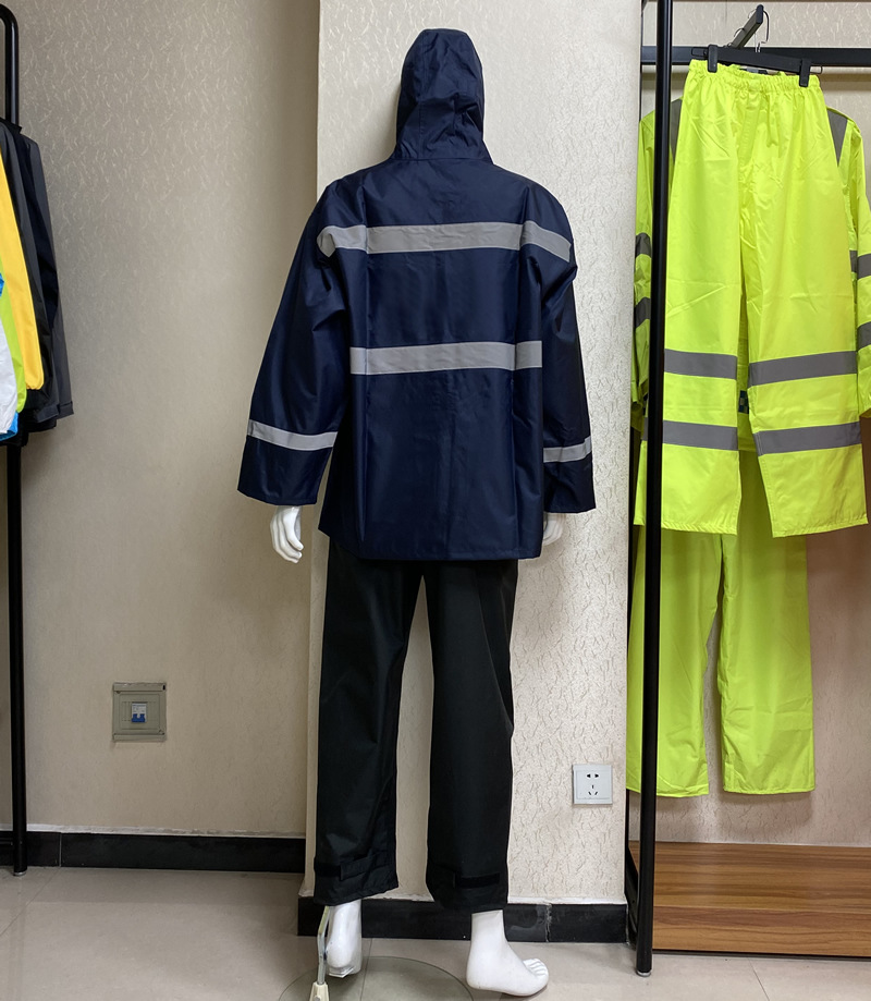 华海雨衣分体套装雨衣雨裤分体式环卫反光防暴雨防汛救援应急雨衣