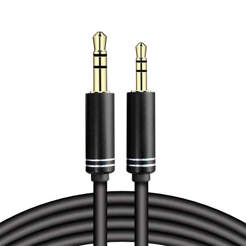 5转3.5音频线 aux耳机转接头3.5mm转2.5mm音频线三节