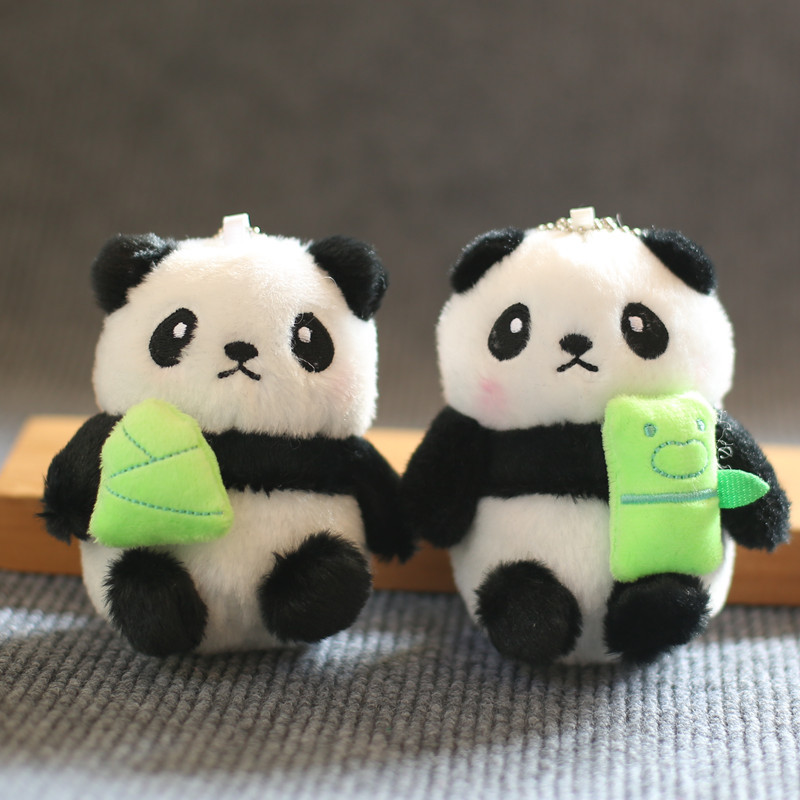 可爱萌小熊猫挂件毛绒玩具公仔国宝大熊猫包包挂饰钥匙扣娃娃玩偶