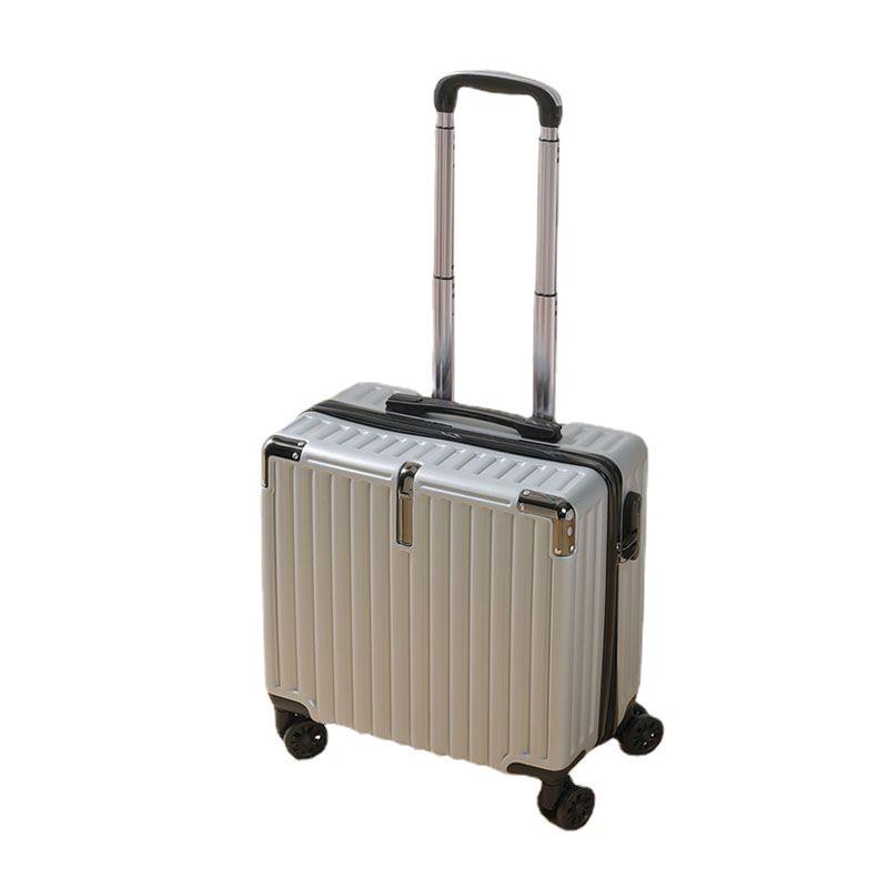 新款旅行箱男女18寸登机拉杆行李箱复古小型号轻便迷你密码箱子 图片