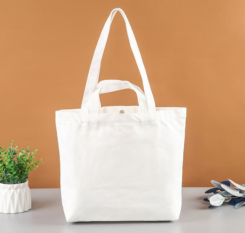 批发网红服装购物袋手提袋学生单肩广告印花帆布袋制作可加印logo