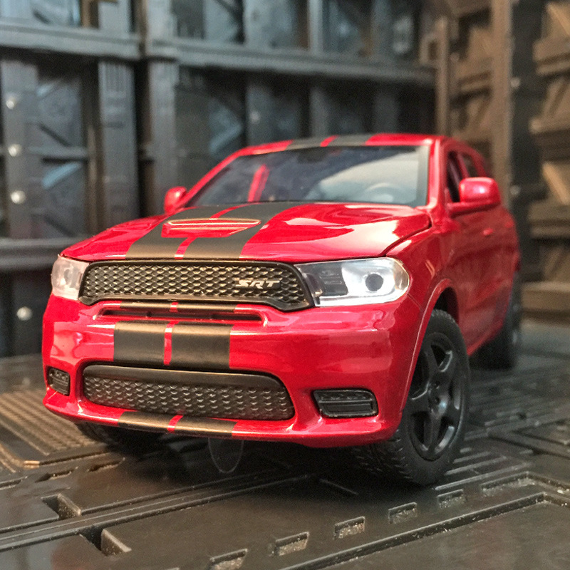 jk823573仿真道奇杜兰戈金属越野车模型摆件男孩合金车模suv轿车