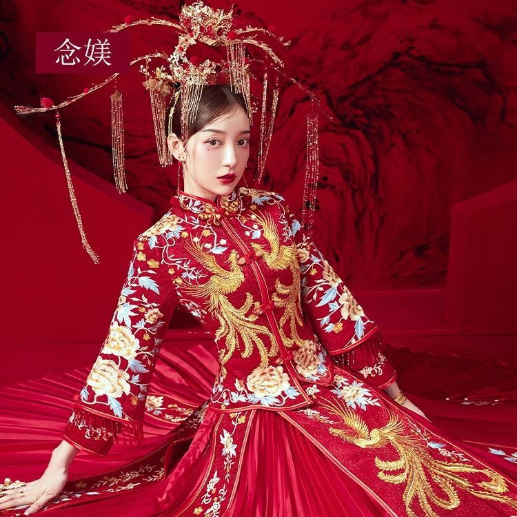 唐装汉服女唐朝拖尾贵妃服装婚服仙女装美公主演出费用装古代0655