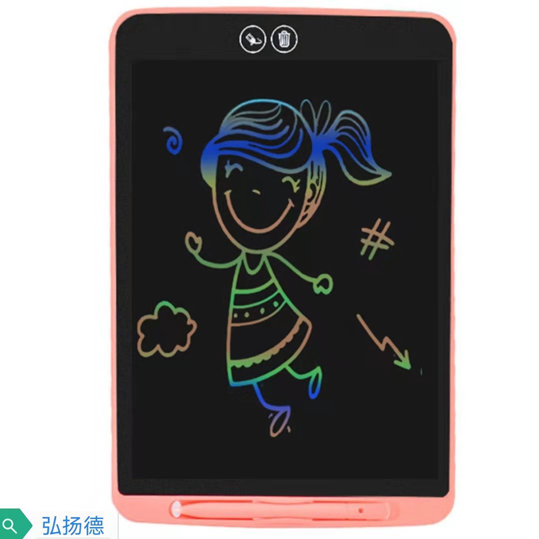LCD Handwriting Board 10/12-Inch Erasable Color Partial Electronic Scribbling Pad Children Drawing Board Can Be Altered