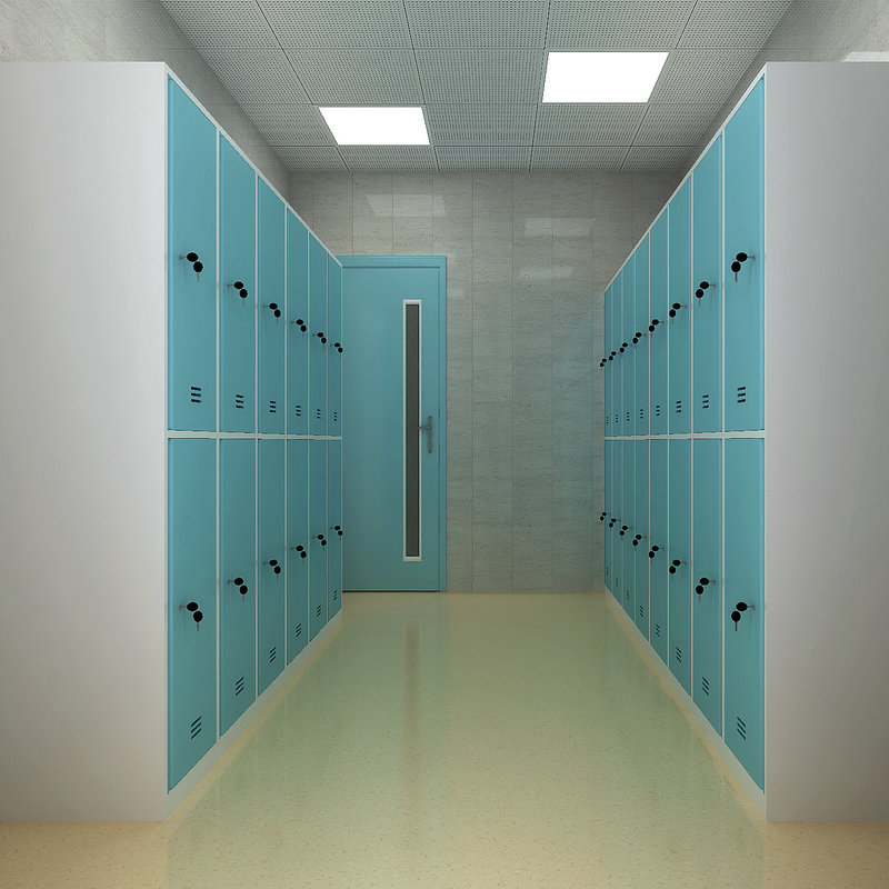 厂家定制医院手术室更衣室个人物品存放柜存储衣柜洁净更衣柜