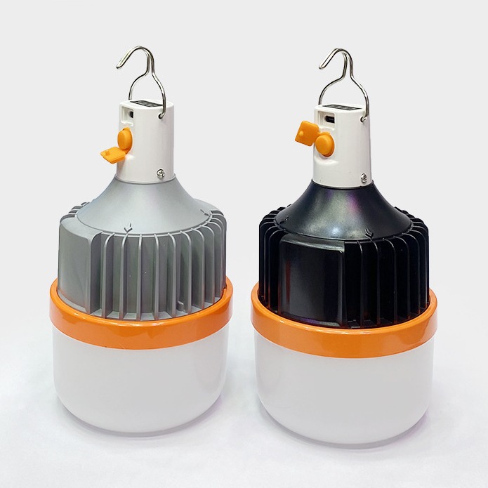 led节能球泡灯野营夜市内置大容量电池应急灯可伸缩充电灯泡超亮