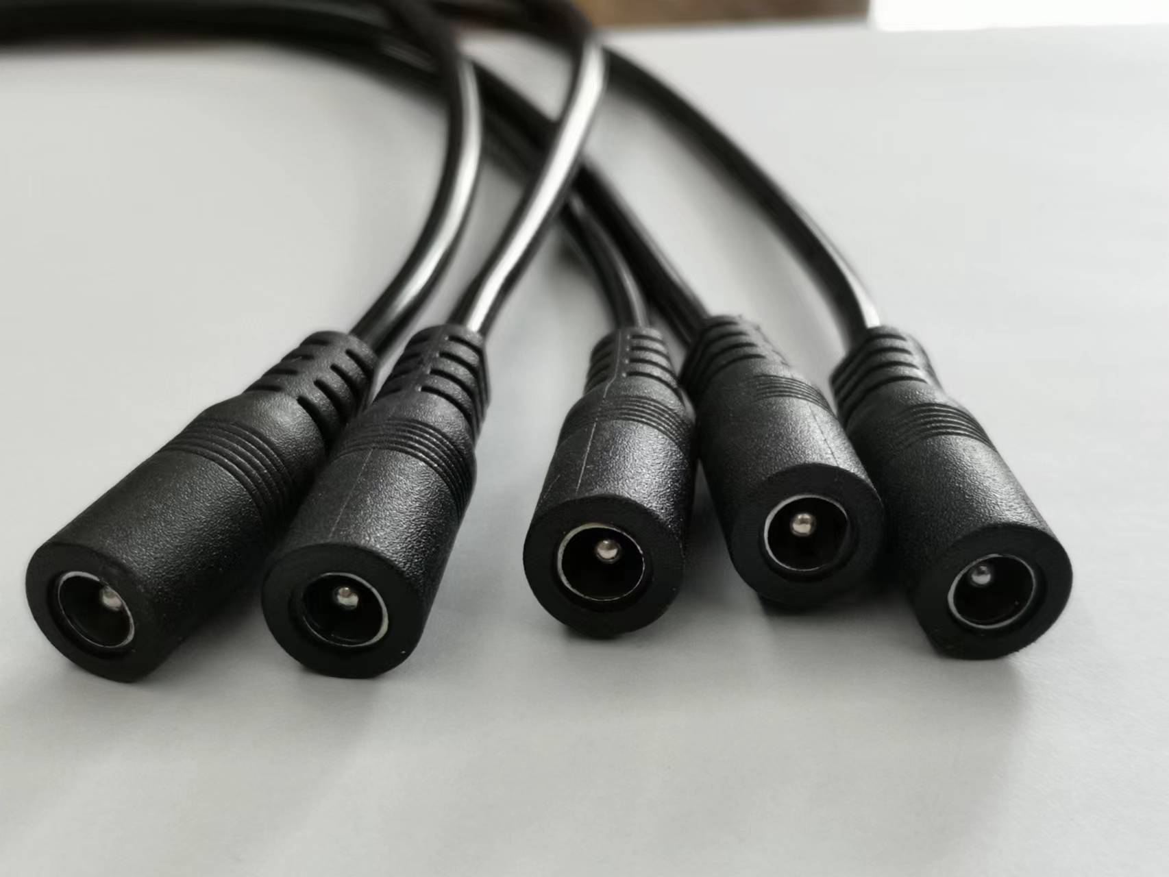 dc母座5521转换线 5521母座转品字尾 m12 m16航空头 莲花头电源线