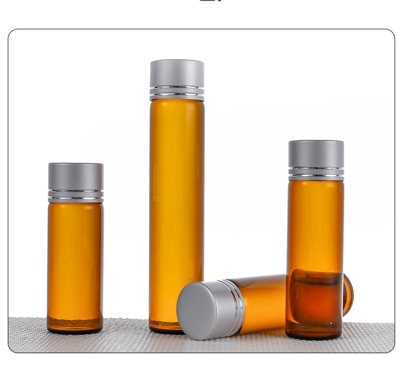 5ml茶色玻璃药品瓶10毫升棕色小药瓶20密封药水瓶空瓶药粉包装瓶