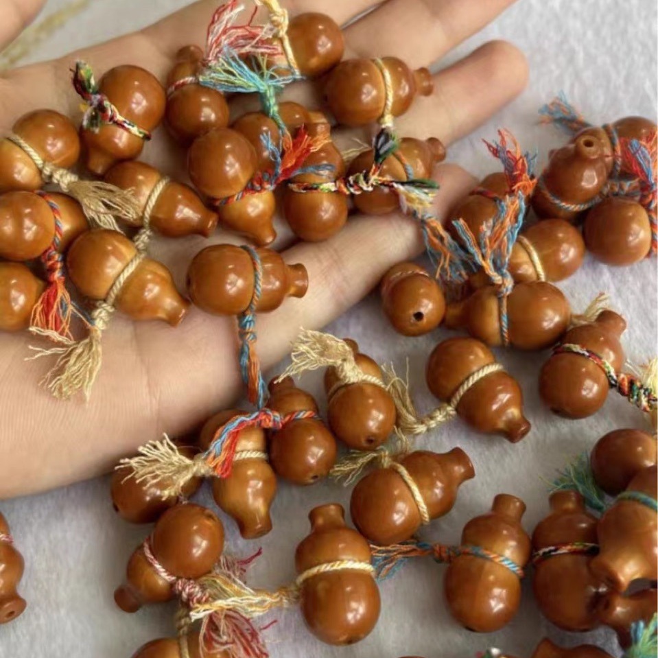 新品橄榄核葫芦配件手工diy文玩时尚配饰佛珠手串-阿里巴巴