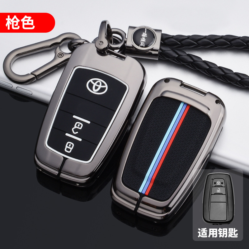 适用21款丰田卡罗拉钥匙套2021凯美瑞双擎亚洲龙荣放雷凌车包扣壳