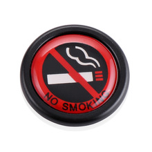 Aluminum alloy NO SMOKING Sign Tips Warning Logo Stickers跨