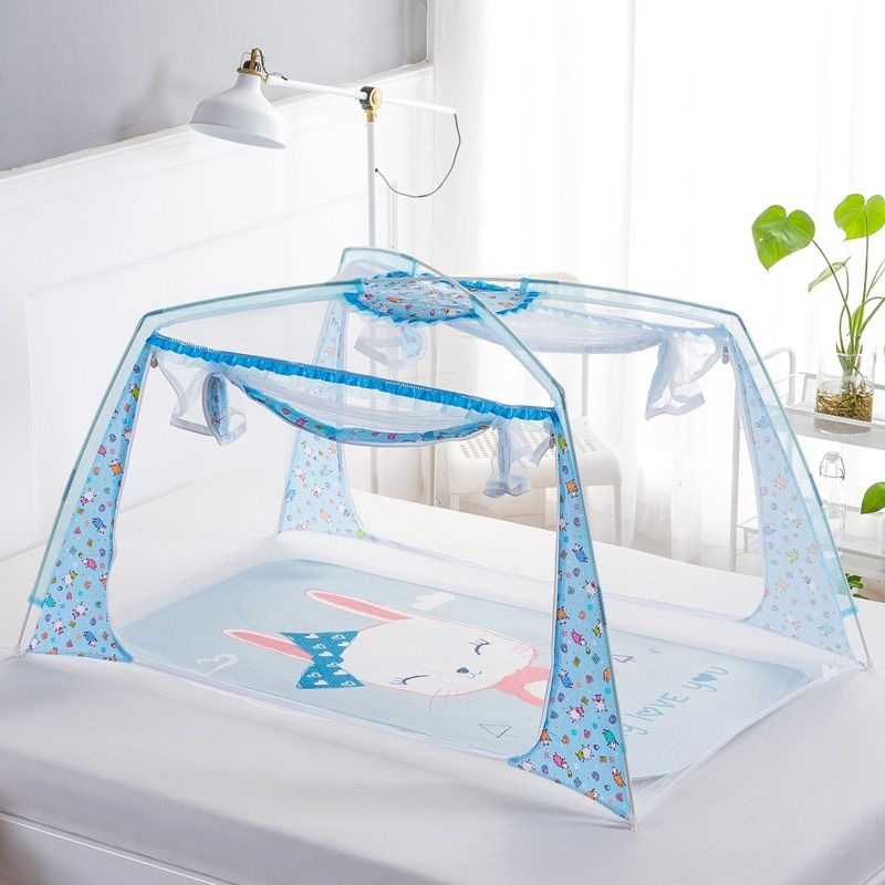 婴儿床蚊帐儿童床蚊帐蒙古包幼儿园宝宝65跨境专供代发-阿里巴巴