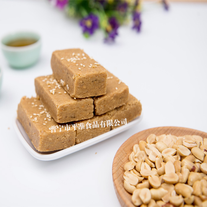 潮汕特产酥豆贡糖揭阳普宁特产里湖陈平准糖饼传统糕点小吃零食