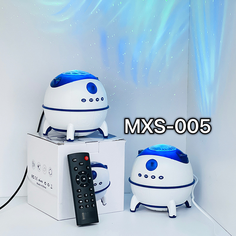 Popular Creative Home Desktop Bluetooth Audio Space Capsule Star Light Subwoofer Computer Speaker Gift Decoration