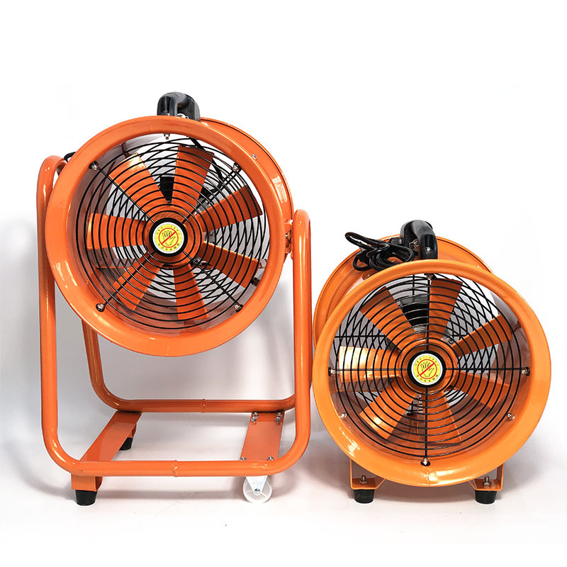 Portable Axial Flow Fan 220V Mobile Industrial Ventilating Fan Portable Blower Cooling Fan