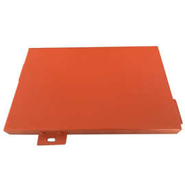 【工厂直销】橙色外墙烤漆防腐蚀干挂铝单板 颜色定做氟碳漆铝板