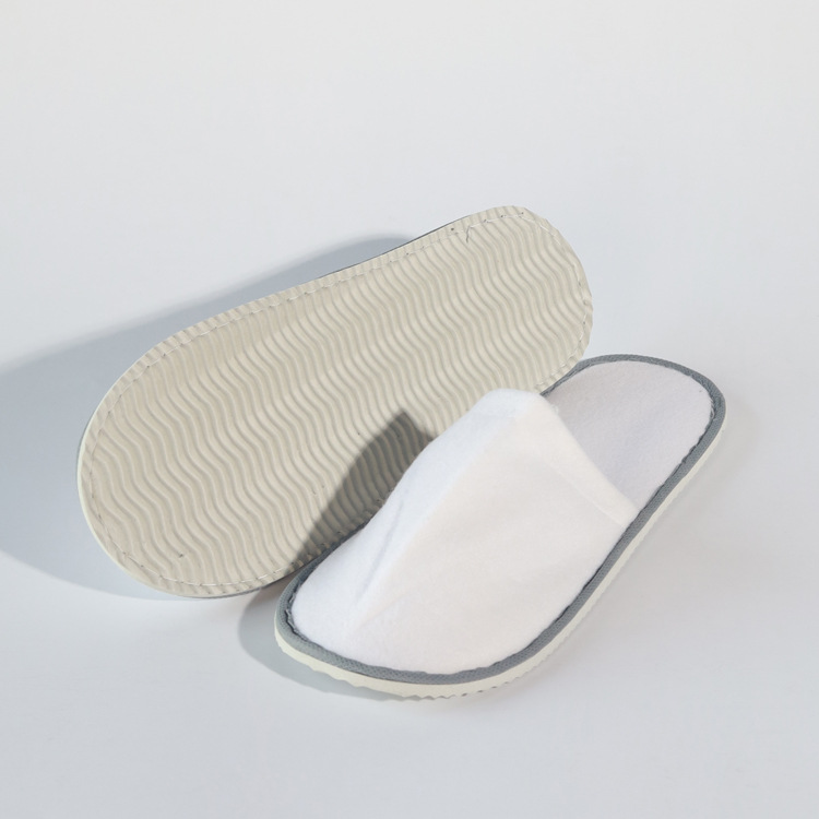 Hotel Disposable Slippers Summer Home Hospitality B & B Guest Room Disposable Linen Brushed Slippers Factory Wholesale